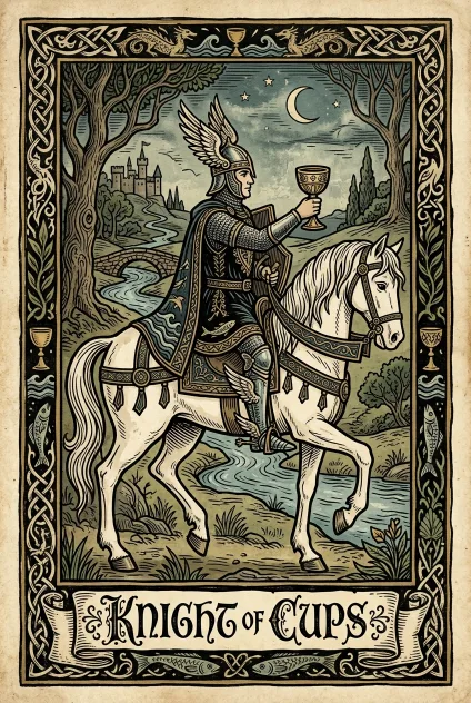 Knight of Cups tarot card