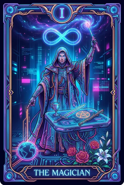 The Magician tarot card