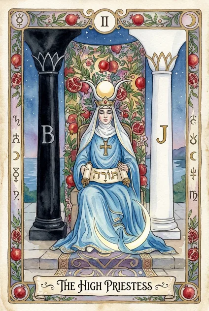 The High Priestess tarot card
