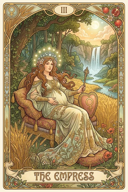 The Empress tarot card