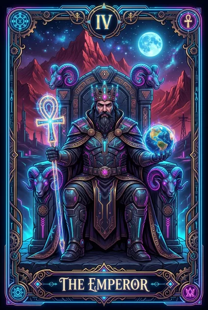 The Emperor tarot card