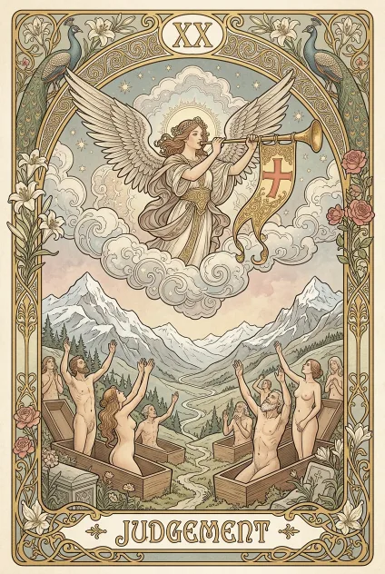 Judgement tarot card