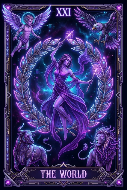 The World tarot card