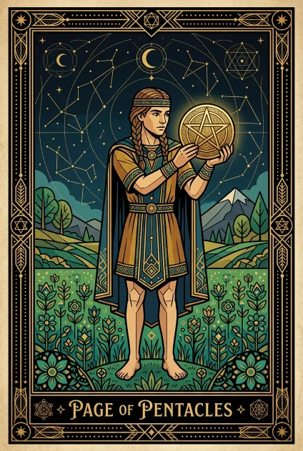 Page of Pentacles tarot card