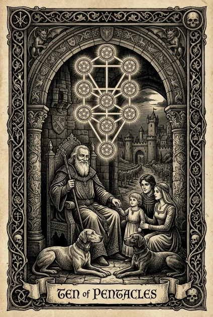 Ten of Pentacles tarot card