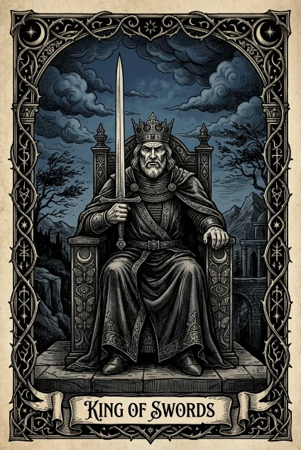 King of Swords tarot card
