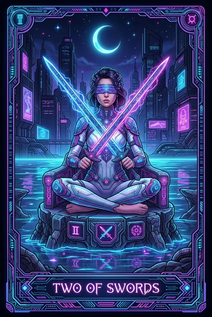 Two of Swords tarot card
