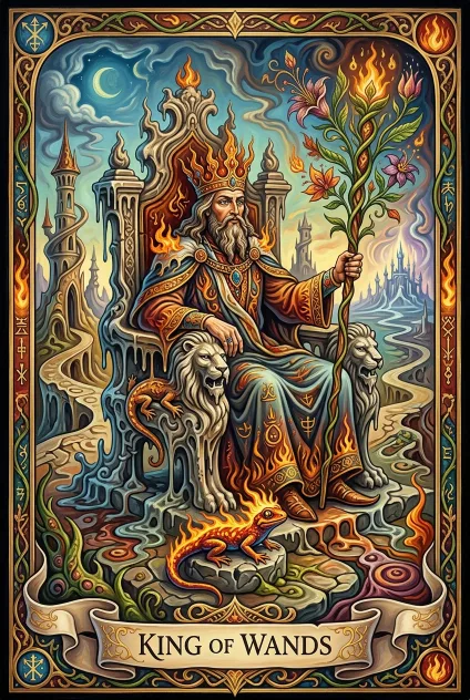 King of Wands tarot card