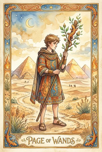 Page of Wands tarot card